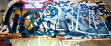 Photographie intitulée "Key Biscayne Graffi…" par Lisa Bourgeois, Œuvre d'art originale
