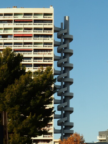 "Immeuble Brasilia,…" başlıklı Fotoğraf Lisa Filippi tarafından, Orijinal sanat, Dijital Fotoğrafçılık