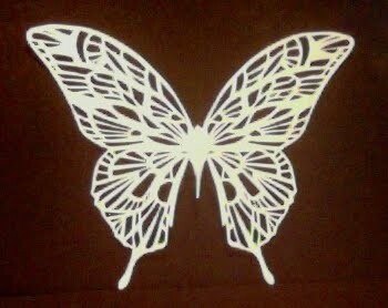 Peinture intitulée "papillon" par Lisa Ingrassia, Œuvre d'art originale