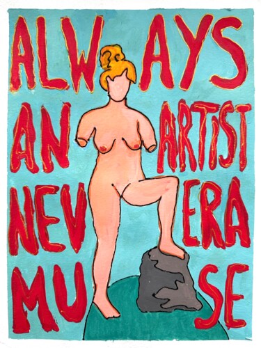 Peinture intitulée "Always an artist" par Lisa Knyga, Œuvre d'art originale, Acrylique