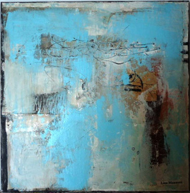 Pintura intitulada "l'oubli 60x60cm tec…" por Lisa Mazzoni, Obras de arte originais