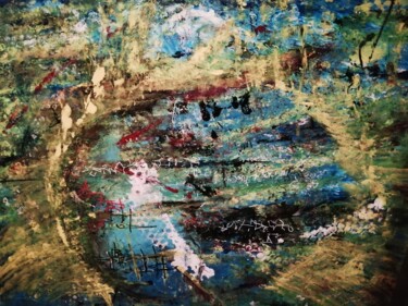 Pittura intitolato "Ailleurs" da Lisa Morantin, Opera d'arte originale, Acrilico