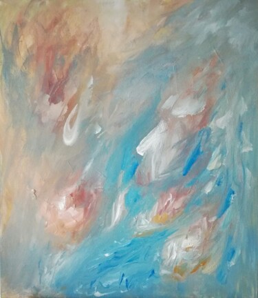 Painting titled "Canvas 127" by Lisa Steeven, Original Artwork, Acrylic