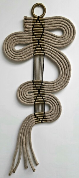 纺织艺术 标题为“ethnie” 由Lisa Thevenon, 原创艺术品, 线