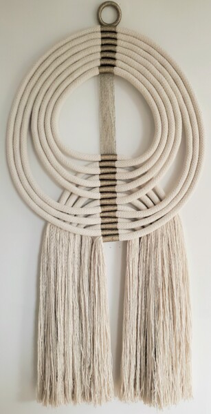 纺织艺术 标题为“Circulaire” 由Lisa Thevenon, 原创艺术品, 线