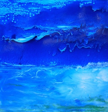 Pittura intitolato "Entre ciel et mer (…" da Lisa Beneventi, Opera d'arte originale, Olio