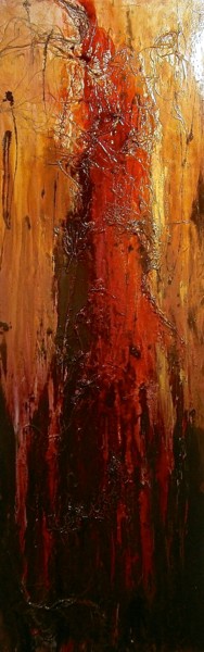 Pittura intitolato "Le feu du dedans (I…" da Lisa Beneventi, Opera d'arte originale, Altro