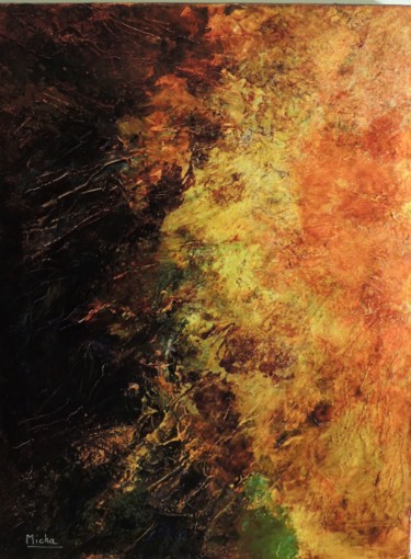 Pittura intitolato "SUBSTANCE.jpg#artis…" da Michèle Paba, Opera d'arte originale, Pittura di vetro colorato