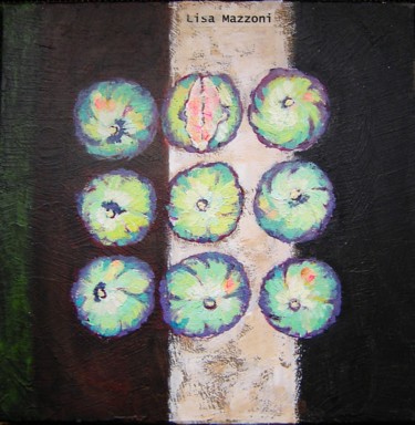 Peinture intitulée "Ficce" par Lisa Mazzoni, Œuvre d'art originale, Huile