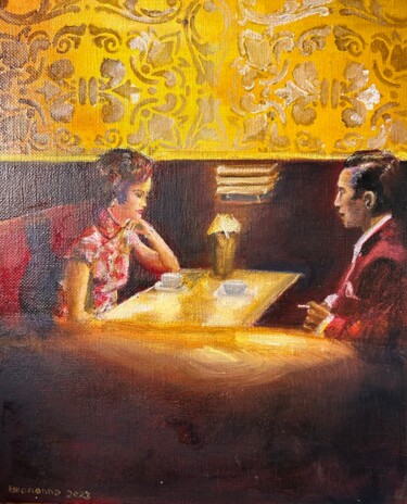 Painting titled "In the mood for des…" by Lisbeth Buonanno, Original Artwork, Oil