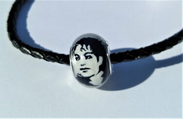 Design getiteld "Charm bead 'Michael…" door Lisencka Nh-Art, Origineel Kunstwerk, Juwelen