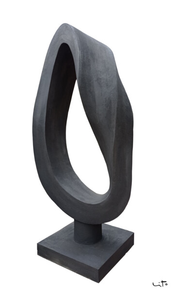 Sculpture intitulée "Topometría III" par Lito, Œuvre d'art originale, Béton