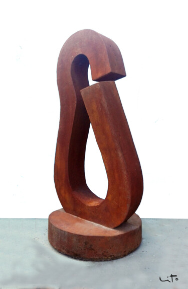 Sculpture intitulée "Nudos XVII" par Lito, Œuvre d'art originale, Béton