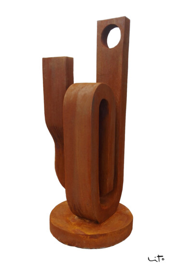 Sculpture intitulée "Nudos XV" par Lito, Œuvre d'art originale, Béton