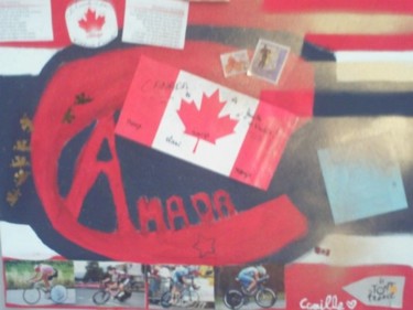 Peinture intitulée "Canada" par Artcam, Œuvre d'art originale, Huile
