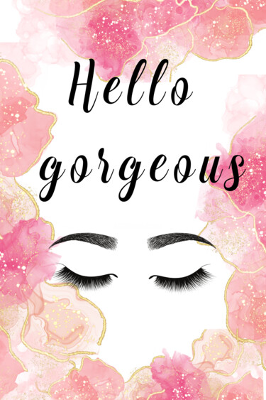数字艺术 标题为“Hello gorgeous” 由Littletreasure2024, 原创艺术品, 数字油画