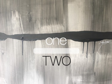 Peinture intitulée "one two" par Skywalker, Œuvre d'art originale, Encre