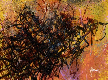 Peinture intitulée "maybe-nest-year" par Skywalker, Œuvre d'art originale, Encre