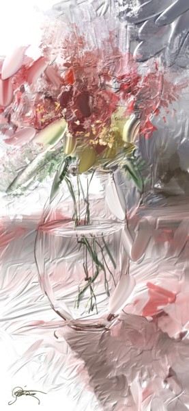 绘画 标题为“20180422flowers” 由Skywalker, 原创艺术品, 墨