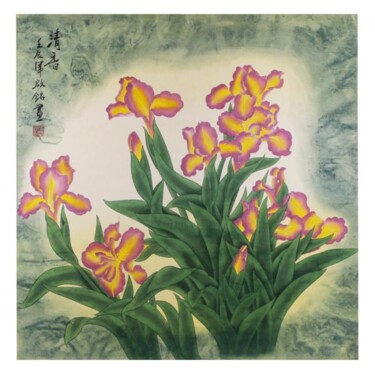 绘画 标题为“Orchid” 由Liu, 原创艺术品, 油