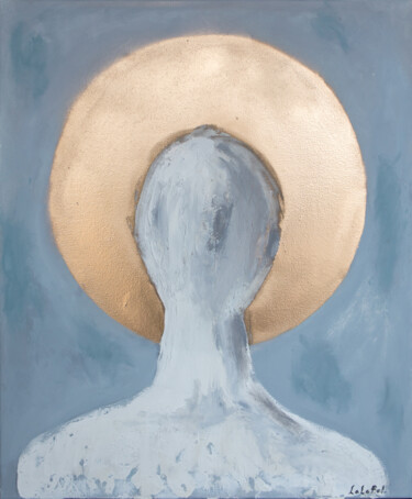 Картина под названием "The Faceless God" - Lala Belyaevskaya (Lalabel), Подлинное произведение искусства, Акрил