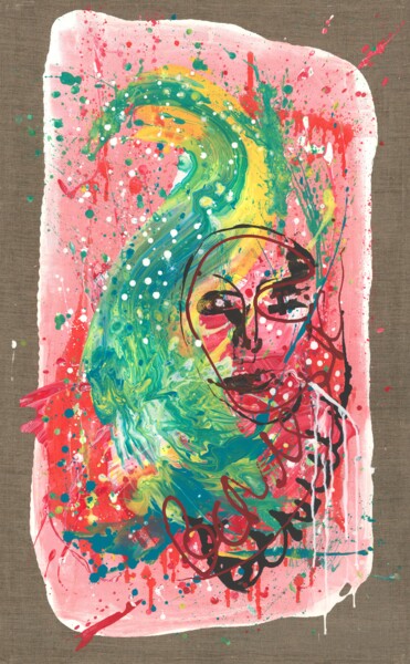 Peinture intitulée "Splash" par Liubov Кондратович, Œuvre d'art originale, Acrylique