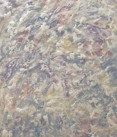 Картина под названием "snowy wind over the…" - Liubov Kondratovich, Подлинное произведение искусства, Акрил Установлен на Де…