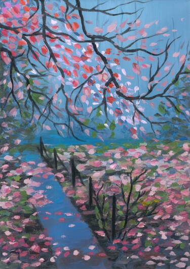 Картина под названием "Oil painting Tender…" - Liubov Suprunova, Подлинное произведение искусства, Масло Установлен на Дерев…