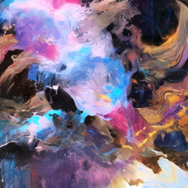 Digital Arts titled "Abstraction 14" by Liubov Suprunova, Original Artwork, AI generated image