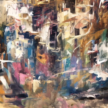 Arte digitale intitolato "Abstraction 18" da Liubov Suprunova, Opera d'arte originale, Immagine generata dall'IA