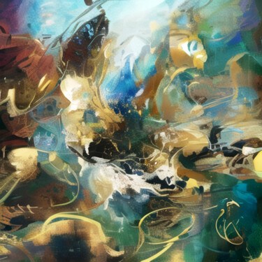 Arte digitale intitolato "Abstraction 43" da Liubov Suprunova, Opera d'arte originale, Immagine generata dall'IA