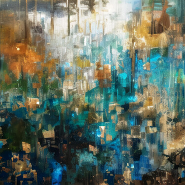 Arte digitale intitolato "Abstraction 46" da Liubov Suprunova, Opera d'arte originale, Immagine generata dall'IA