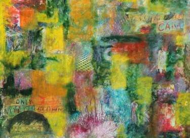 "Now is the time" (in honour of Paul Klee) Painting titled ""Now is the time" (…" by Liudmyla Durante Art & Jewelry, Original Artwork, Paper