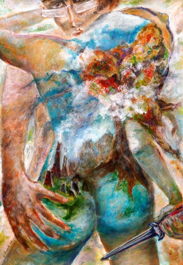 Pittura intitolato "Possession" da Liudmyla Durante Art & Jewelry, Opera d'arte originale, Acrilico