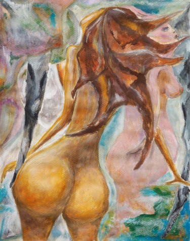 Pittura intitolato "Fertility" da Liudmyla Durante Art & Jewelry, Opera d'arte originale, Acrilico