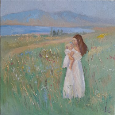 Painting titled "My path" by Liudmyla Lelechenko, Original Artwork, Oil