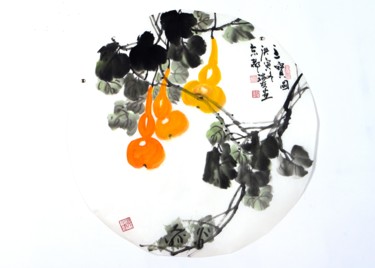 Peinture intitulée "tomatoes.jpg" par Ruiyou Liu, Œuvre d'art originale