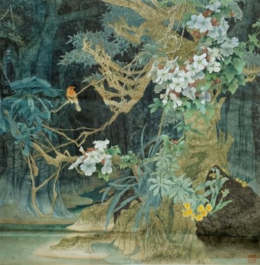 Painting titled "Awarded the Bronze…" by Yi Tao Yitao Liu Liu Hua Lang Gallery, Original Artwork