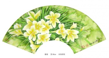 绘画 标题为“Spring Green 春绿” 由怡涛yitao 刘liu  画廊gallery, 原创艺术品