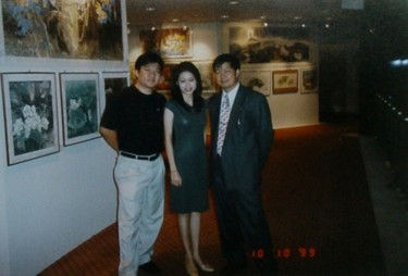 Painting titled "1999 Kuala Lumpur,…" by Yi Tao Yitao Liu Liu Hua Lang Gallery, Original Artwork