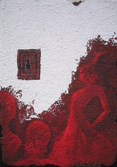 Pintura titulada "MUJERES CURIOSAS" por Livia Alessandrini, Obra de arte original