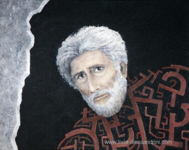 Painting titled "EDWARD SAID" by Livia Alessandrini, Original Artwork