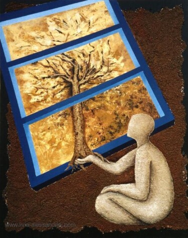 Peinture intitulée "L'ARBRE DE CHAILLY" par Livia Alessandrini, Œuvre d'art originale