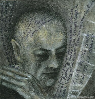 Schilderij getiteld "CYRIL BERTHAULT JAC…" door Livia Alessandrini, Origineel Kunstwerk