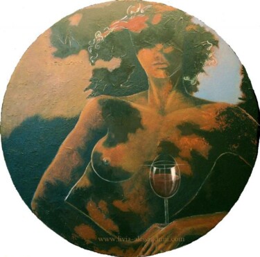 Malerei mit dem Titel "TERRA" von Livia Alessandrini, Original-Kunstwerk, Öl