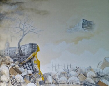 Painting titled "LA CIME D'EST (Dent…" by Livia Alessandrini, Original Artwork