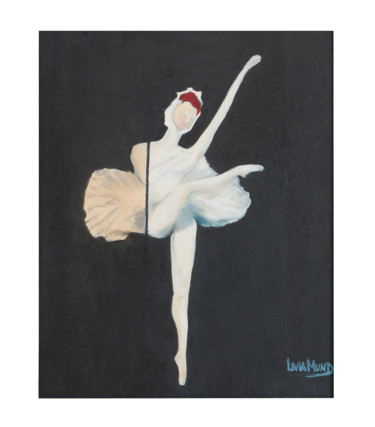 Peinture intitulée "Bailarina" par Livia Mund, Œuvre d'art originale, Acrylique
