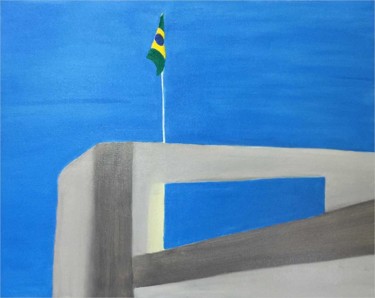 Pintura titulada "Quartel - General d…" por Livia Mund, Obra de arte original, Oleo