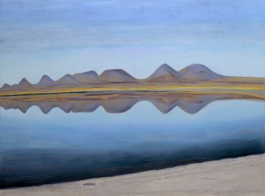 Pintura intitulada "Laguna Sejar" por Livia Mund, Obras de arte originais, Óleo