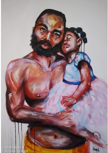 All lives matter Pittura intitolato "All lives matter" da Livia Ramos, Opera d'arte originale, Acrilico